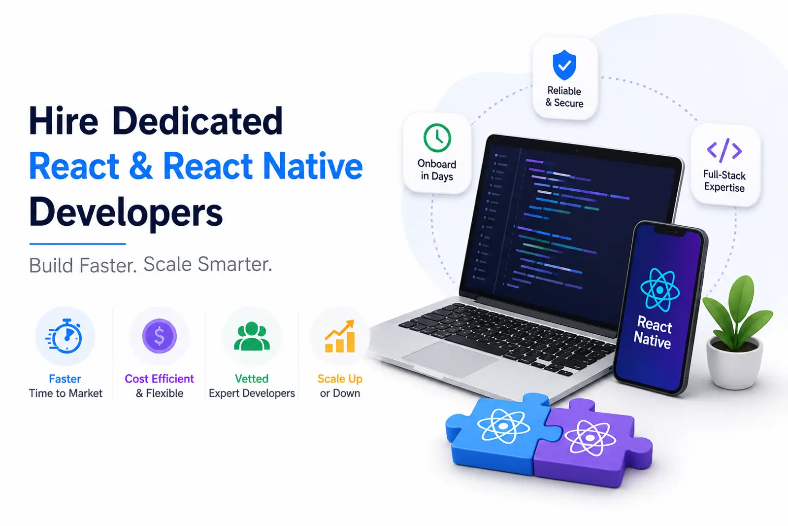 Hire Dedicated React Developers | Code Visionary Services