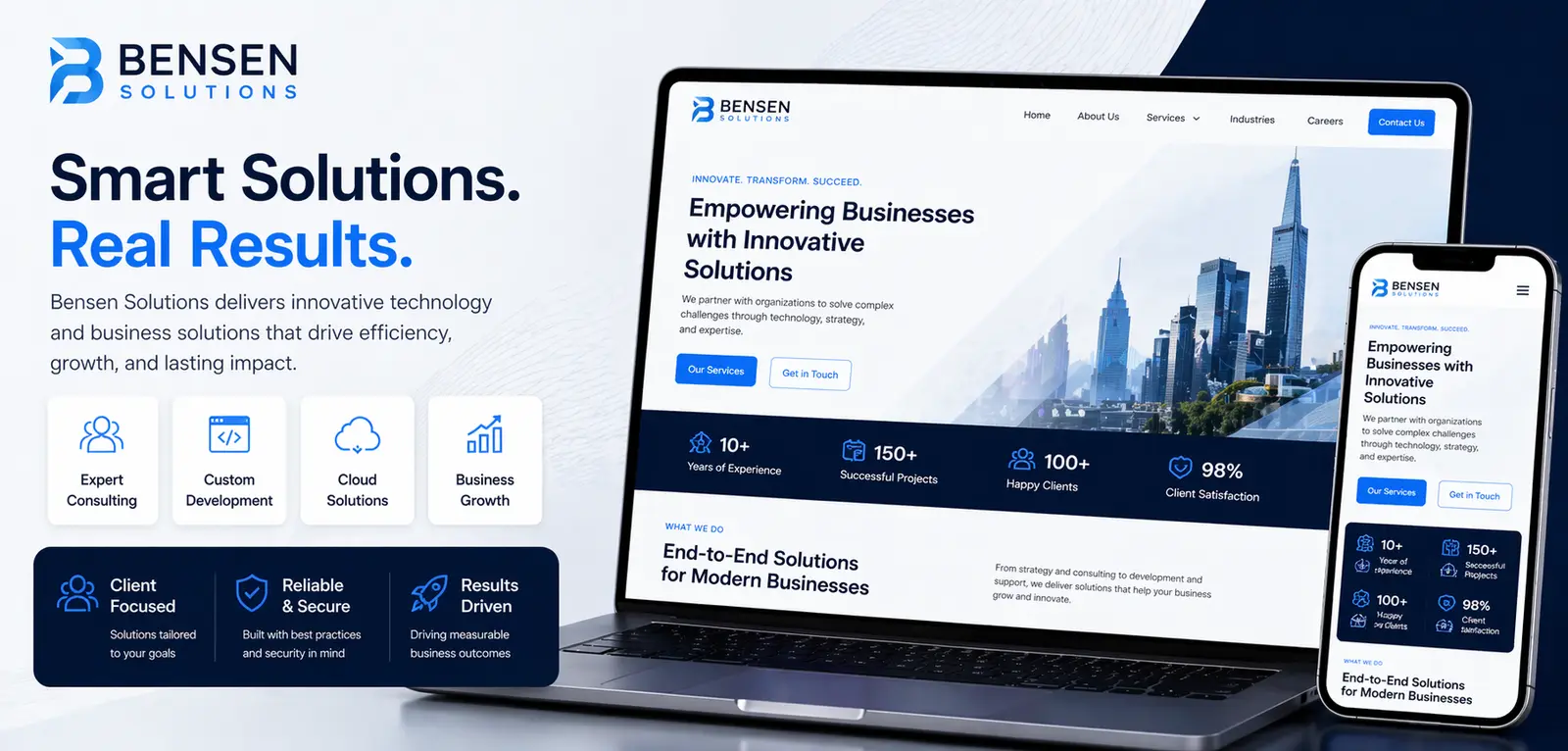 Bensen Solutions — Business Website Design & Development